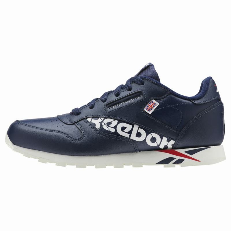 Tenisi Reebok Classic Leather Baieti Bleumarin/Albi/Rosii Romania GX6171AK